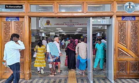 Metal detectors installed at Rajiv Gandhi GH (Hemanathan M) 