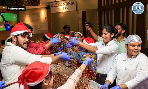 Cake mixing ceremony at Pharos (Hemanathan M)