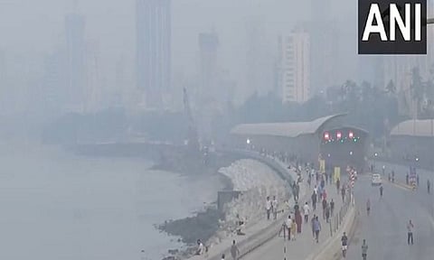 Visual from the Marine Drive area (Photo/ANI)