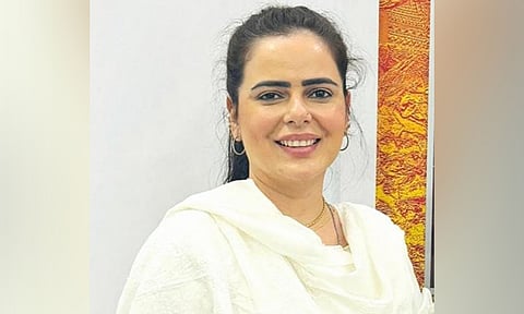 Bike racer and BJP functionary Alisha Abdullah (X) 