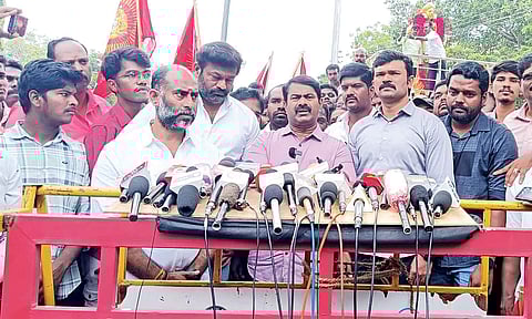 NTK chief Seeman speaks in Tiruchy 