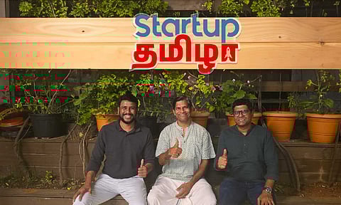 L to R- Mr Hemachandran L. , Mr Kumar Vembu and Mr Balachandar R