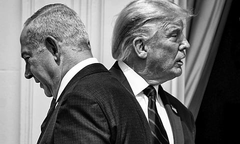 Mike Huckabee and Donald Trump