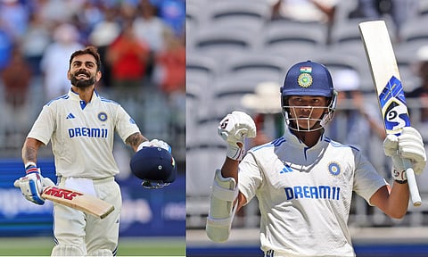 Virat Kohli and Yashasvi Jaiswal (PTI)