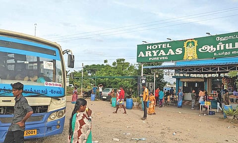 A motel stoppage flagged by a commuter on social media for unfair practices