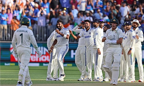 India celebrates the dismissal of Marnus Labuschagne