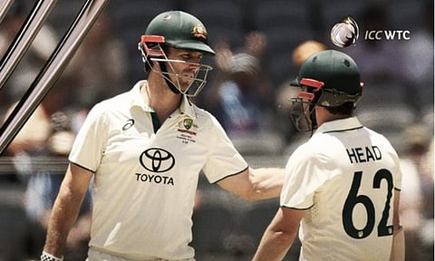 Australia slip to 227 for eight at tea on day four