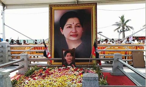 Former chief minister J Jayalalithaa memorial