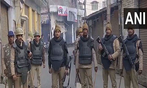 Visuals from the area near Shahi Jama Masjid in Sambhal