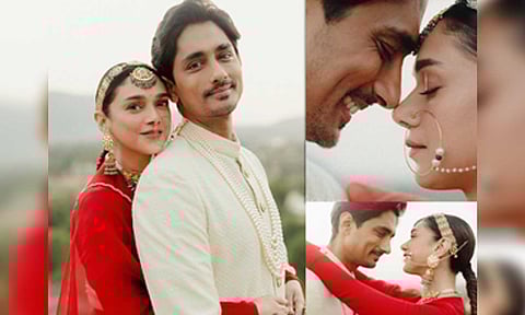  Aditi Rao Hydari, Siddharth (IANS)