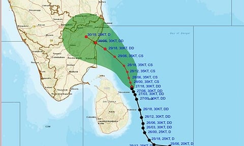 Deep depression over southwest Bay of Bengal was stationary for about six hours till 11.30 pm on Wednesday 