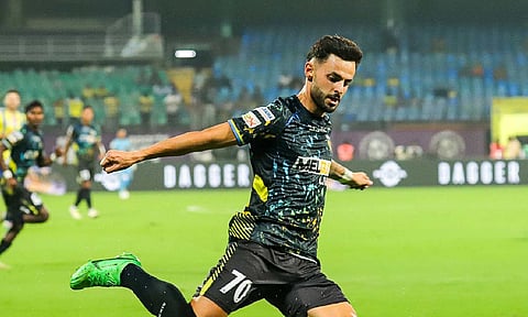  Lukas Brambilla in action against Kerala Blasters