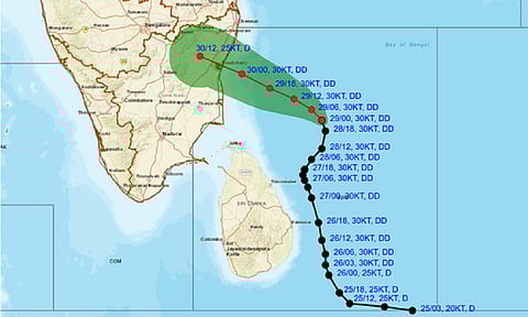 Chennai, TN on alert as deep depression likely to become cyclone