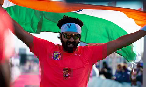 Arya completes his second triathlon in Bahrain