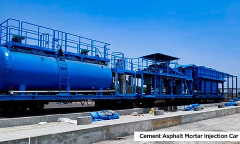 Track slab manufacturing factory (Photo:Official)