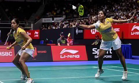 Treesa Jolly and Gayatri Gopichand (X) 