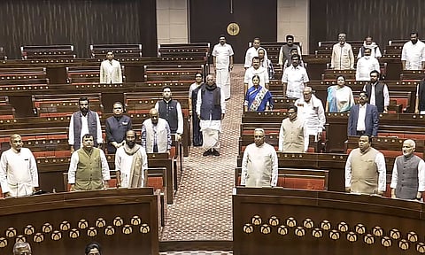 Rajya Sabha adjourns (PTI)