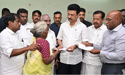 CM Stalin review flood relief works at Marakkanam 