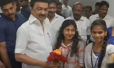 CM MK Stalin and Deputy CM Udhayanidhi Stalin 