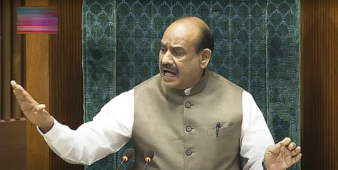 Lok Sabha Speaker Om Birla conducts proceedings in the House during the Winter session (PTI)