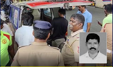 Visual from the spot: Deceased person Senthil Vel (Thanthi TV)