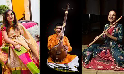 L to R: Ranjani Kaushik, Udaya Kiran, Nathalie Ramírez