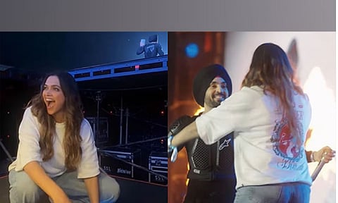Deepika Padukone and Diljit Dosanjh