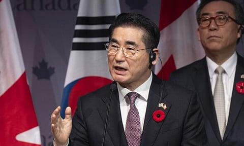South Korea's Foreign Minister Cho Tae-yul (AP)