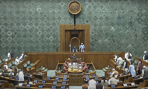 Members in the Lok Sabha during the session of Parliament, in New Delhi (PTI)