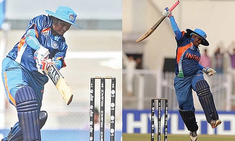 Thirush Kamini in action 