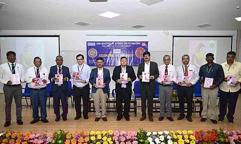 SRM College of Physiotherapy releases Dr Vadivelan authored book ‘GLOW’