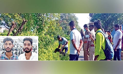 A sniffer dog pressed into service to track the killers of Dhubaleshwar and Munna