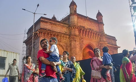 Passengers after being rescued in a joint operation by the Indian Navy and Indian Coast Guard after a ferry capsized off Mumbai coast when a Navy craft crashed into it (Photo: PTI)
