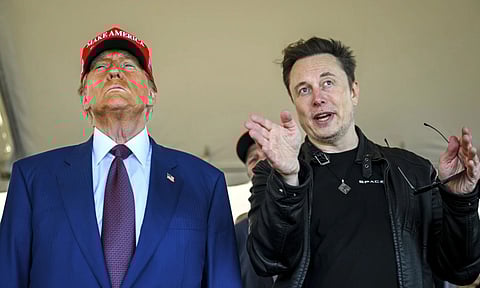 President-elect Donald Trump and Elon Musk (AP)