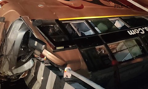 Visuals from the spot (Daily Thanthi)