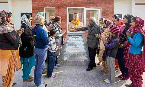 Fans visit a private museum made in memory of legendary singer Mohammed Rafi, at Rafi's Mansion in Mumbai (PTI)