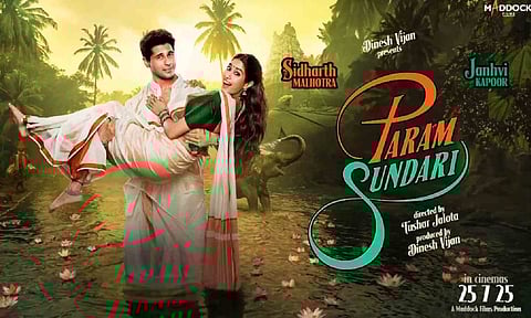 Actors Janhvi Kapoor and Sidharth Malhotra 'Param Sundari' (X)