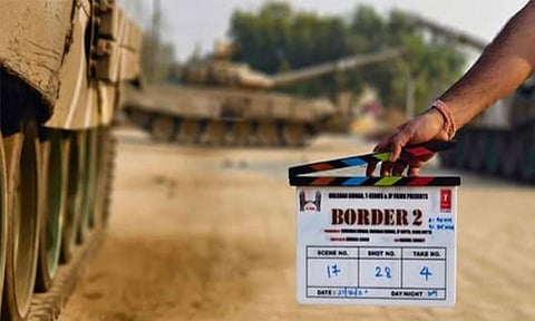 'Border 2' clapboard (Photo/Instagram/@tseries)