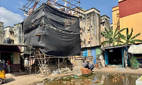 The Tsunami Resettlement Quarters, a family of 13 living in a single room, and a teenage girl, who discontinued school education due to financial constraints
