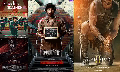 Posters of the movies/series