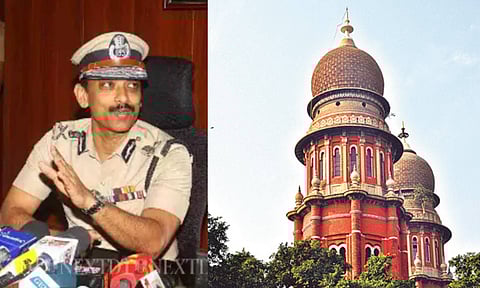 (L-R) Chennai City police commissioner A Arun; Madras High Court 