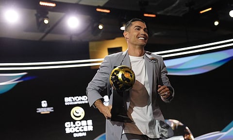 Cristiano Ronaldo won the award for best Middle Eastern player