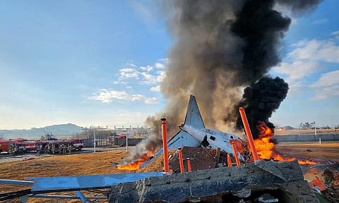 Visual from the crash site