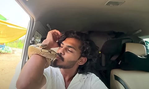 TTF Vasan playing with pet snake 