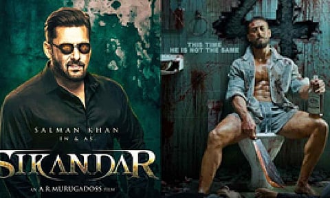 Sikandar and Baaghi 4 film posters (IANS)