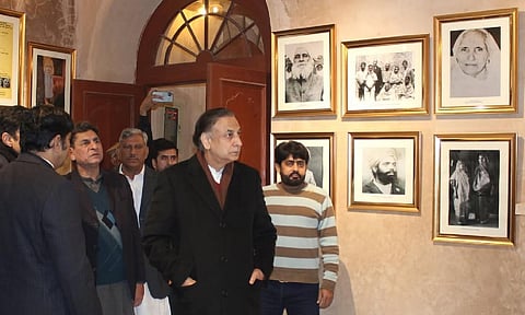 Punjab Chief Secretary Zahid Akhtar Zaman inaugurated the gallery on Monday (Photo: Poonch House Instagram) 