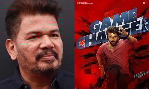 Director Shankar, Game Changer poster 