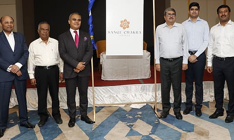 From Left to Right - Ravi Pillai, Mr.G.Subramanian,Venugopal, V Vasudevan, Akshayram Vasudevan & C Muralikrishnan 