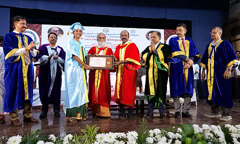 Health Minister Ma Subramanian at 67th graduation ceremony of the Tamil Nadu Government Dental College Hospital (X)