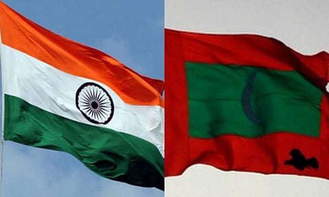 National Flag of India, Maldives Flag (ANI)